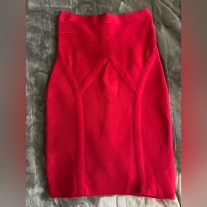 Red Pencil Skirt